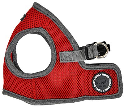 Puppia Soft Vest Harness B II Weinrot XL Hundegeschirr - 110 g