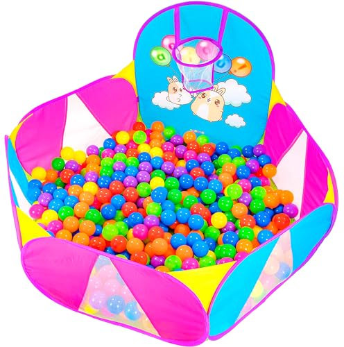 NUBUNI Piscine A Balle pour Bébé | Piscine A Balle pour Enfant | Piscine A Balles | Piscine À Balles | Piscine A Boule | Piscine A Balle Bebe | Parc A Balle pour Bébé | Balles Non Incluses E