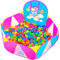 NUBUNI Piscina de Bolas : Piscina Infantil : Piscina Bolas para Parque Infantil : Piscina Bolas Bebe : Parque de Bolas : Mini Canasta Baloncesto Habitación E