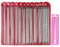 Coopay Kurz Metall Stricknadel Set 20cm, 55 Pack Doppelspitz Stricknadeln 2.0mm - 6.5mm und Nadellehre, Gerades Stricknadeln für Anfänger, Erwachsene und Kinder, Komplett Stricknadelset für Socken