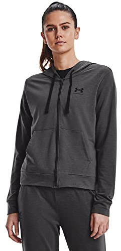 Under Armour Rival Terry Damen-Kapuzenpullover mit durchgehendem Reißverschluss