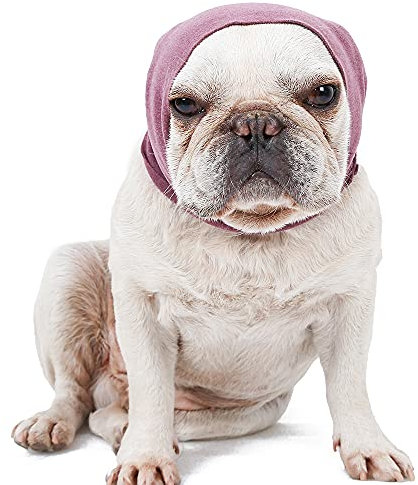 Trafagala Accessoire pour Bain/Douche pour Chien, Anti-Bruit, Cache-Oreilles Multifonctionnels De Toilettage pour Animaux De Compagnie(30-45cm)