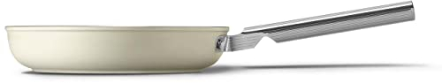 SMEG CKFF2401CRM Sartén Antiadherente, Stainless Steel, Cream