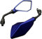 ihreesy Motorrad Rückspiegel,1 Paar Universal Motorrad Seitenspiegel 10mm Gewinde Lenkerendenspiegel E geprüft Motorrad Rückspiegel Motorrad Seitenspiegel 7/8 22mm Lenker Rückspiegel,Blau