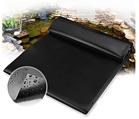 AFGZQ Fodera for Laghetto Fodera Flessibile Pellicola Impermeabile in HDPE 0,2 Mm Stagno Piscina Paesaggistica Forniture da Giardino for La Casa, Personalizzabile