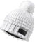 ATOMIC W ALPS POM BEANIE - Weiß - Mütze für Erwachsene - Wintermütze mit Fleece-Stirnband - Bequeme & atmungsaktive Mützen - Warme Bommelmütze aus hautsympathischem Material