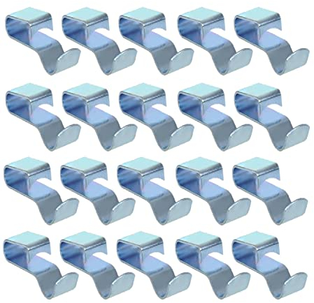 Multibros 50x Chassisklemme für Kabel Ø 8 mm – Kabelschelle 43 mm aus verzinktem Stahl | Perfekt für Fahrzeuge, Maschinen & Elektromontage