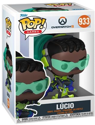 Funko Pop! Games: Overwatch 2 Lucio - Vinyl-Sammelfigur - Geschenkidee - Offizielle Handelswaren - Spielzeug Für Kinder und Erwachsene - Video Games Fans - Modellfigur Für Sammler und Display