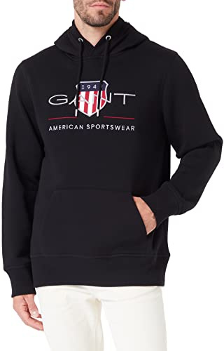 GANT Herren Reg Archive Shield Hoodie Kapuzenpullover