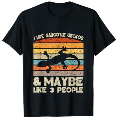 I Like Gargoyle Geckos Retro Clothes and Birthday Present T-Shirt