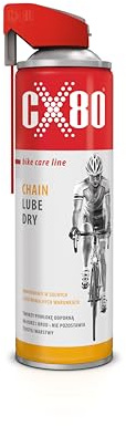 CX80 Bike Care Line - Chain Lube Dry - Fahrrad Kettenöl Trocken - 500ml DuoSpray