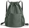 X SIM FITNESSX Sport Turnbeutel, Wasserdicht Beutel Unisex Rucksack Daypack Gym Bag, Sportbeutel Beuteltasche für Schule Sport, Reisen und Outdoor (Grau-Musterstil)