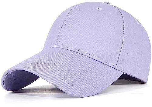 Altartar Baseball Cap Herren Trucker Cap, Sonnenschutz Sonnenhut Baumwolle Baseballkappe Damen Sport Cap Unisex Baseballmütze Hellviolett