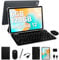 kinstone Tablet Computer Tablet PC Android 12,Tablet 10,1 Pulgadas Octa Core MTK 8183,Portátil 6GB RAM,128GB ROM,HD Display 1280x800,con Teclado,Lapiz, Ratón,2,4G/5G WiFi,BT 5,0
