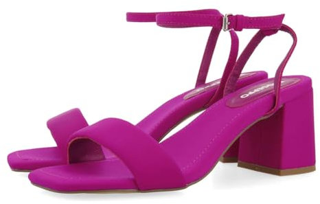 Sandalias Fucsia DE TACÓN con Tira Acolchada para Mujer GIARRE