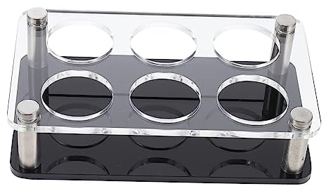 Zerodeko Party Shot Glass Holder Rack Acrylic Cup Holder for Bar Alcohol Glasses