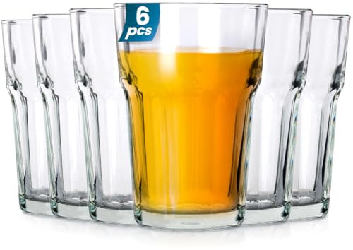 Vilde Lot de 6 verres à eau, à jus de fruit, 360 ml.