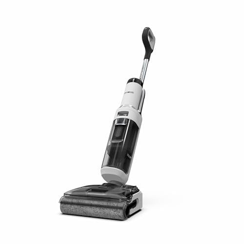 Tineco Floor ONE S6 Stretch Lite Nass Trockensauger, 180°Lay-Flat Nasssauger, Zentrifugallufttrocknung, 40min Laufzeit, Beidseitige Kantenreinigung, erreichen in niedriger Möbel für Tierhaare