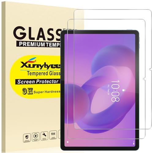 XunyLyee 2-Stück, Schutzfolie für Lenovo Yoga Tab 11.1 Zoll TB710FU | Lenovo Idea Tab 11 2025 Android 15 Tablet Panzer Schutz Glas Displayschutzfolie