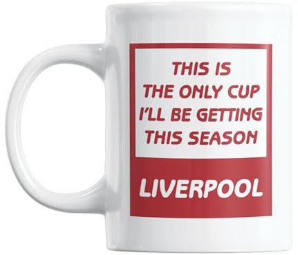 Gift Island Football Secret Santa Mug Gift for Liverpool Supporters | Mug Gift for Liverpool Fans | Football Stuff, Joke Mug for Friends, Colleague, Cousin, Uncle, Dad, Father, Son, Brother 11oz