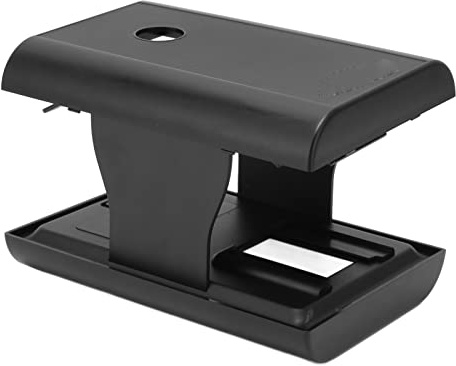 Fockety Photo Scanner Convenient Mobile Film Scanner for iPhone Scan Edit and Share Memories ABS Black Foldable Design