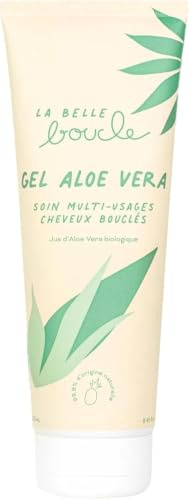 La Belle Boucle - Gel Aloe Vera Bio Cheveux Bouclés, Frisés & Crépus - Soin Coiffant Multi-Usages 250ml - Hydratant, Définition & Anti-Frisottis - 91,5% Aloe Vera, Vegan