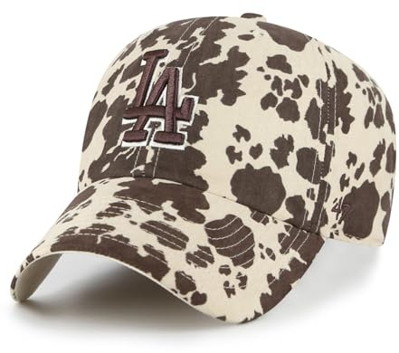 47 Los Angeles Dodgers MLB Bessie Clean Up Gorra Beige Marrón
