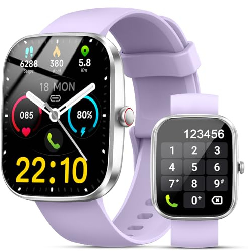 2026 Smart Watch, 1.91 Smart Watches for Men Women Answer/Make Calls | Fitness Watch, Heart Rate/Sleep Monitor, 100+ Sport Modes Activity Tracker, IP68 Waterproof Fitness Tracker for Android iOS