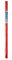 Clairefontaine Maildor 95506C Rolle Aluminiumpapier (beidseitig, 80 x 50cm, 90g, ideal für Handarbeiten, wie Dekorationen) 1 Rolle, rot