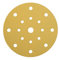 Mirka Gold Universal-Schleifpapier Ø 150mm Klett 17-Loch/Korn P80, 100 Stk/Zum Schleifen von Gips, Spachtel, Spanplatten, Holz, Lack