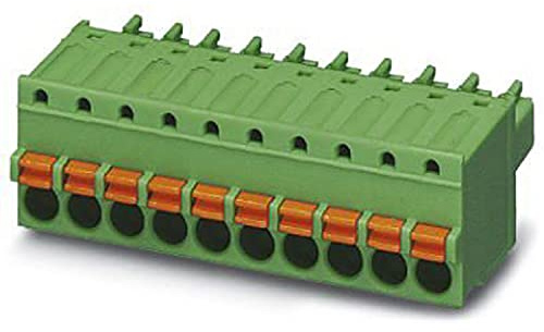PHOENIX CONTACT FK-MCP 1,5/9-ST-3,81 Leiterplattenstecker, Nennquerschnitt 1,5 mm², Grün, Anzahl der Anschlüsse 9, Artikelfamilie FK-MCP 1,5/..-ST, Rastermaß 3,81 mm, 50 Stück