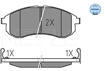 Meyle 025 238 7914/W Brake Pad Set, disc brake