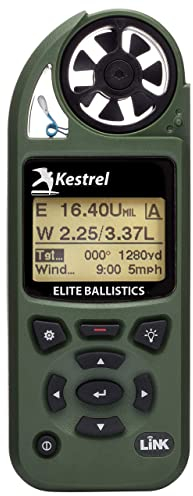 Kestrel Ob-kest-0857alolv Elite Wettermesser mit angewandter Ballistik, Braunoliv, LiNK Enabled