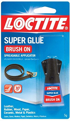 Henkel-Loctite 852882 5 g Pinsel auf Sekundenkleber, transparent, 12-Pack, farblos, 1