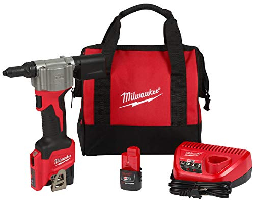 MILWAUKEE ELECTRIC TOOLS CORP 2550-22 M12 Kit de herramientas de remache (2550-22)