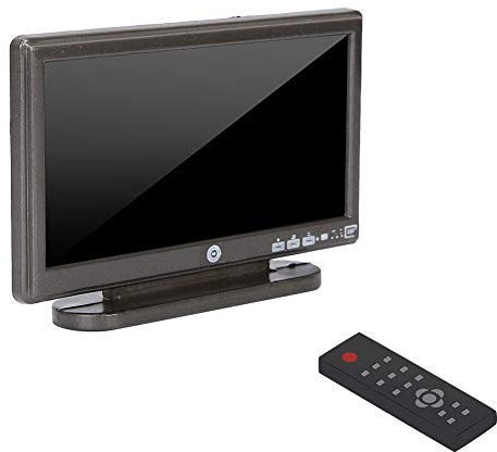 1:12 Miniature TV Collection with Remote Control for Dollhouse Model Toy Simulation Collection Toy Figure Model Making Ornaments Home Decor