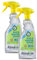 AlmaWin Öko Glas & Fenster Reiniger 2x500ml, Spray mit Schaumfunktion, für eine streifenfreie Reinigung, vegan
