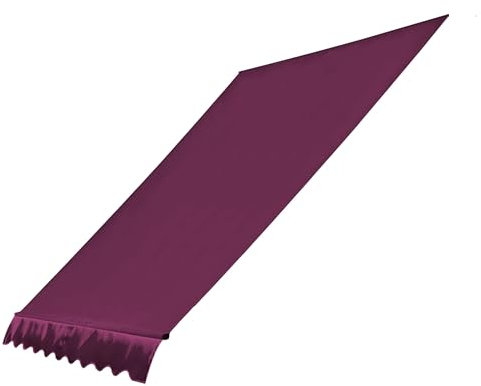 QUICK STAR Tetto di ricambio per tenda da sole a morsetto, 250 x 130 cm, bordeaux