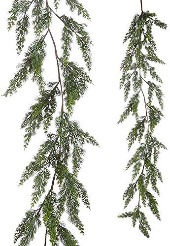 RAZ Imports The Greenery Shop Zedern-Girlande, 15 cm