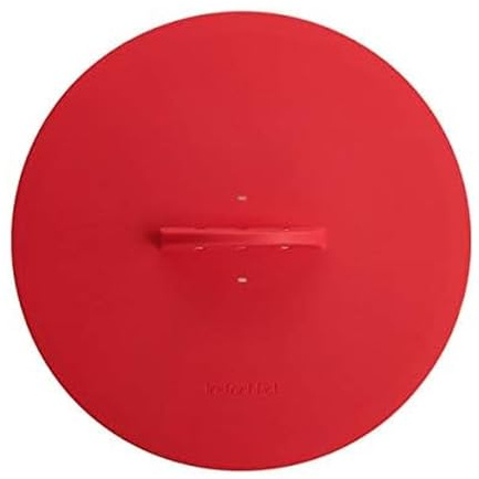 Instant Pot Offizieller Universal-Silikon-Backform-Deckel, rot, passend für geriffelte Springformen und runde Pfannen zum Backen und Kochen, hitzebeständig, antihaftbeschichtet, spülmaschinenfest,