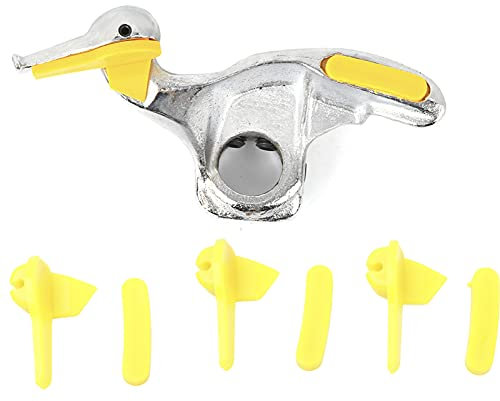 BigKing Reifenmontage, Edelstahl Auto Reifenmontage Demount Entenkopf Zubehör mit Schutzpolstern(28MM)