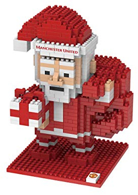 Premier League Fußball Manchester United Fan 3D Konstruktionsspielzeug BRXLZ Weihnachtsmann