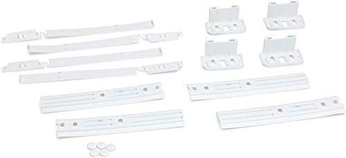 Ensemble de 4 pièces, coulisses pour porte de réfrigérateur à encastrer
