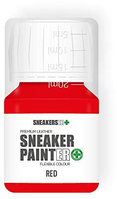 SNEAKERSER SneakerPainter Premium Leather Flexible Sneaker Paint Red 30ml