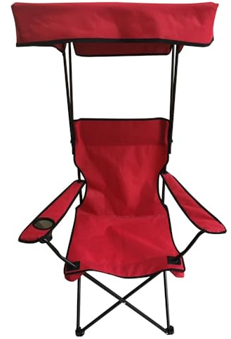 TERRE JARDIN Silla Plegable con Parasol Sunrise