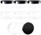 50g Kunststoff Leere Puderdose 6 Stück Transparente Puderdose mit Abnehmbarem Siebdeckel Kunststoff Kosmetikbehälter Große Kunststoff Döschen Make Up Reisebehälter Dose für Lose Pulver Creme Kosmetik