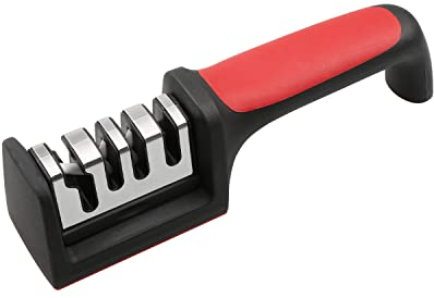 4 in 1 Knife Sharpener, Household Hand-Held Sharpener for Kitchen Knives and Scissor