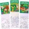 Baker Ross FC992 Dschungel Mini Malbuch für Kinder - 12er Pack, Kindergeburtstag Mitgebsel, Kinderbeschäftigung, Mitbringsel für den Kindergarten, Mittel