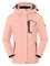 donhobo Damen Fleecejacke Winter Warm Softshelljacke Outdoor Skijacke Winddichte Wasserdicht Atmungsaktiv Regenmantel Funktionsjacke (Pink, L)