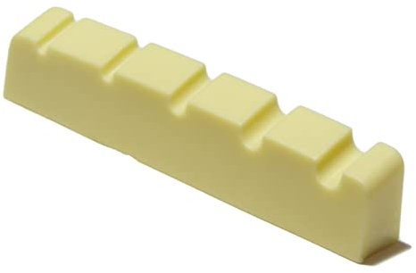 Bass guitar nut 5 string 45mm x 6mm Ivory/Cream graphite compound